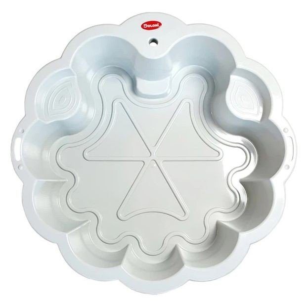 Дитяча пісочниця-басейн "Квітка", сірий, 81х81х20 см