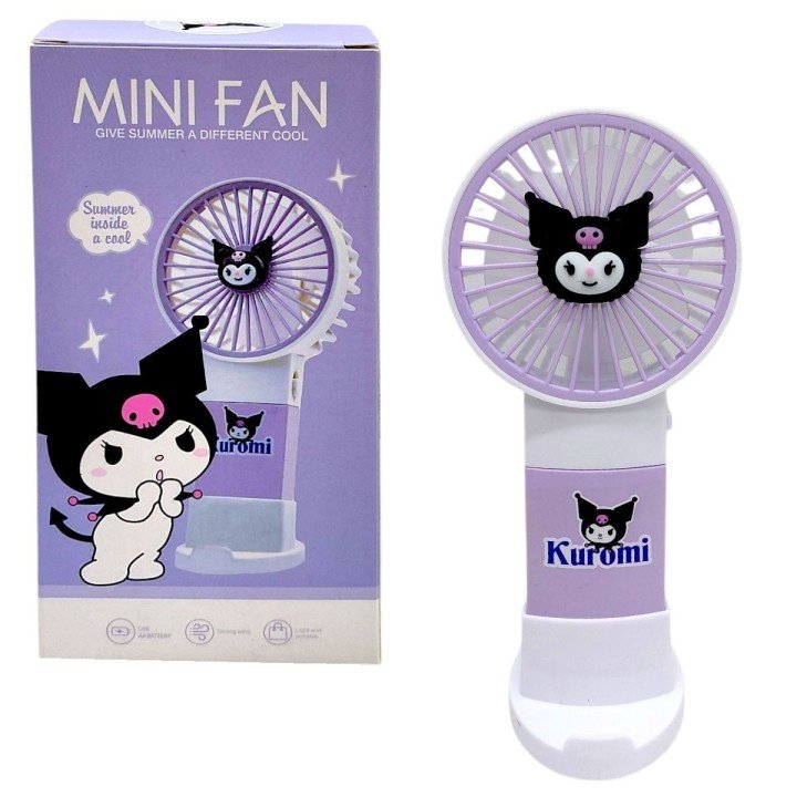 Вентилятор "MIni Fan: Sanrio", в коробці (KUROMI)