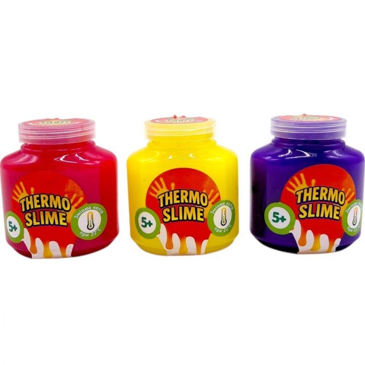 Іграшка-антистрес (слайм) Slime Thermo Fun, 95 мл (мікс видів)