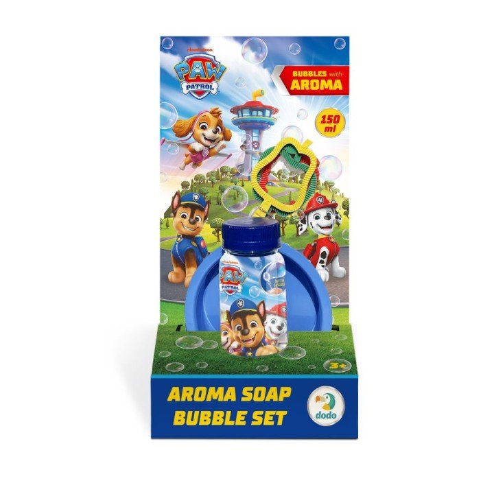 Набір ароматичних мильних бульбашок «Paw Patrol». Об’єм 150 мл
