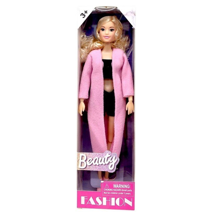 Лялька в пальто ""Fashion Beauty" 29см (РОЖЕВА)