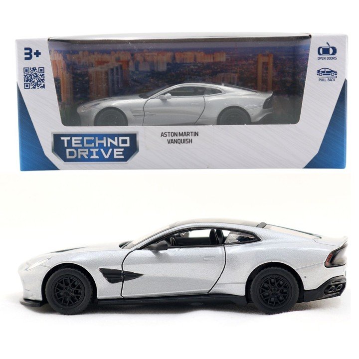 Автомодель - ASTON MARTIN VANQUISH (СРІБЛЯСТИЙ)