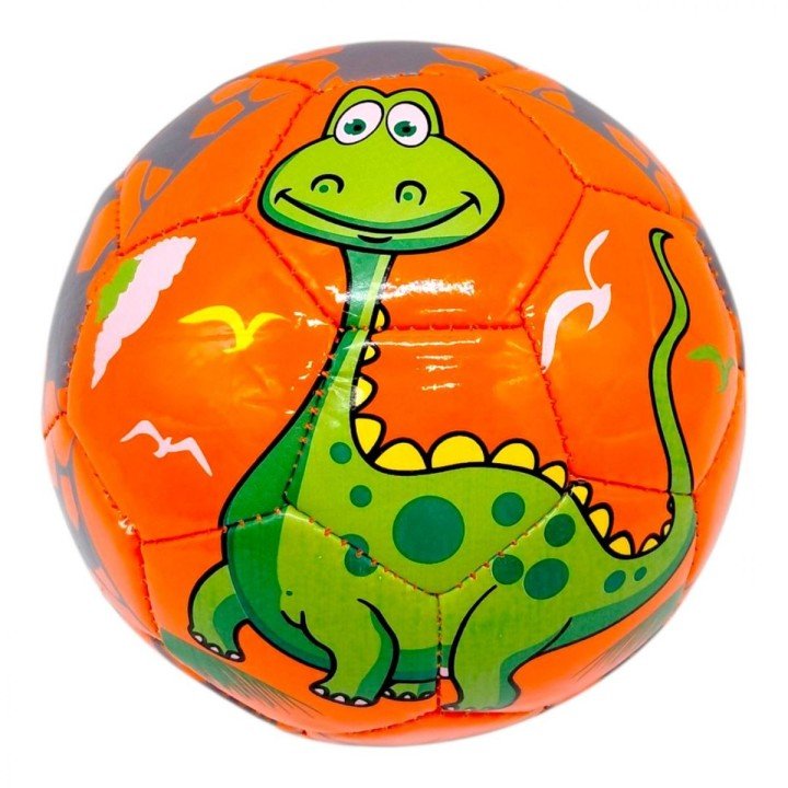 Мʼяч дитячий №2 "Динозаври" (ПОМАРАНЧЕВИЙ)