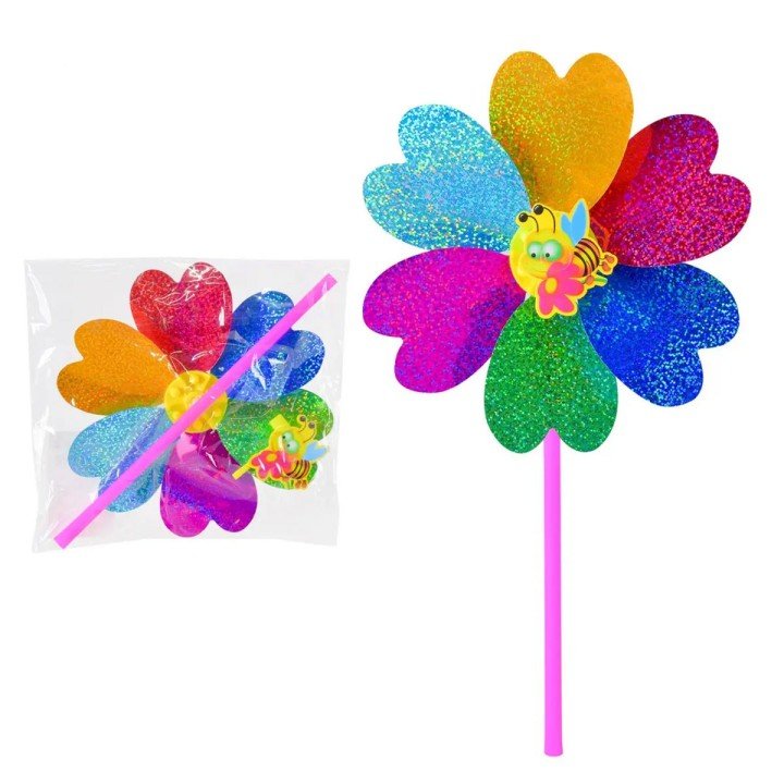 Вітрячок 20 см, в пакеті (МІКС ВИДІВ)