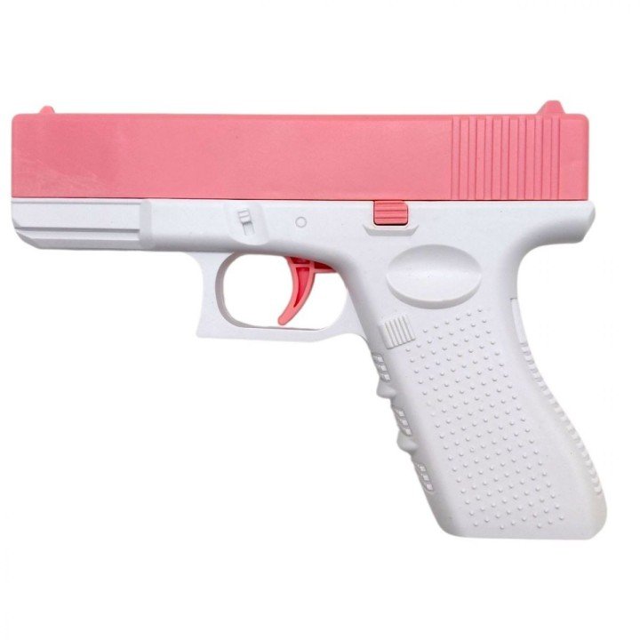 Водний пістолет "GLOCK" 16*11,5см (РОЖЕВО-БІЛИЙ)
