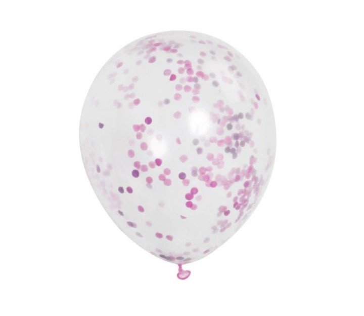 Кульки,12 дюймові (30 см) Confftis Balloon 2,8г, 5шт. у пакеті,5 кольорів мікс