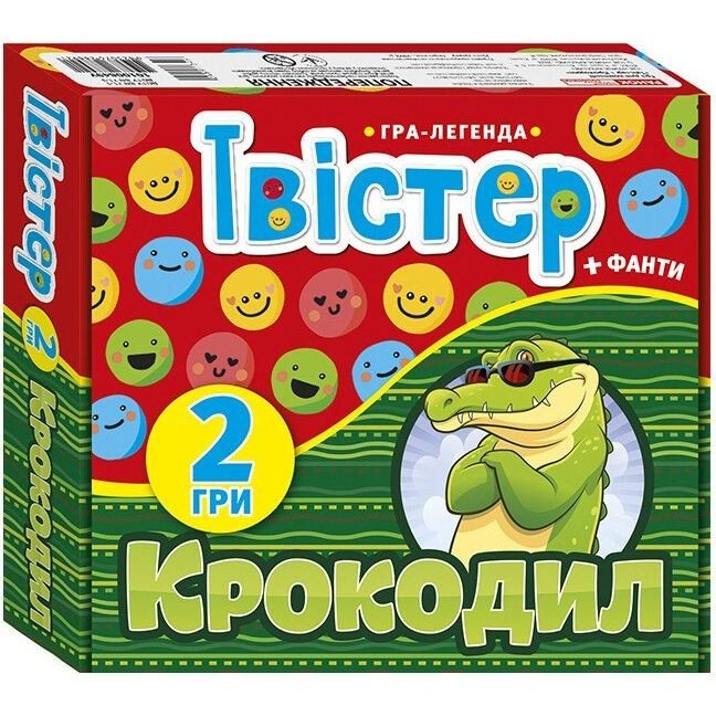 Гра "Твістер+крокодил (укр)