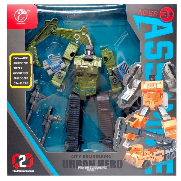 Робот "Urban Hero" будтехніка (ЗЕЛЕНИЙ)