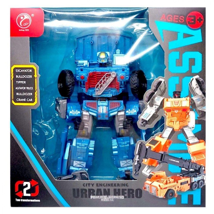 Робот "Urban Hero" будтехніка (БЛАКИТНИЙ)