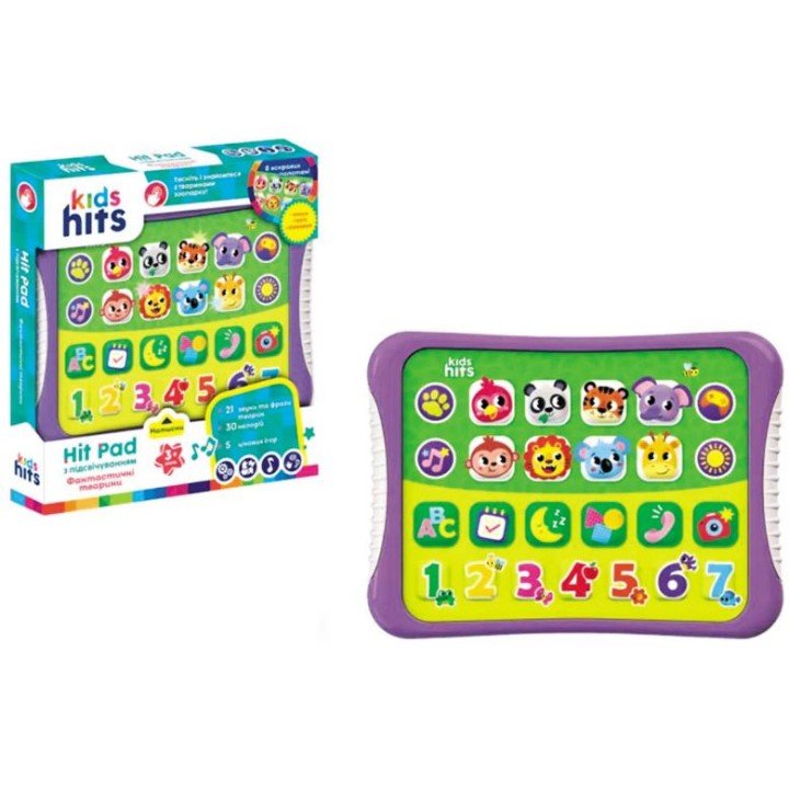 Планшет Kids Hits арт. KH01/010 (48шт)"Друзі".батар.укр  мова навчання,р-р 23,8*17*2см, короб.25*27*4см