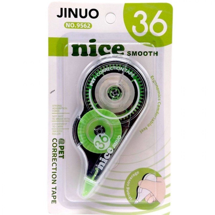 Коректор стрічковий 5мм*36м JINUO (ЗЕЛЕНИЙ)
