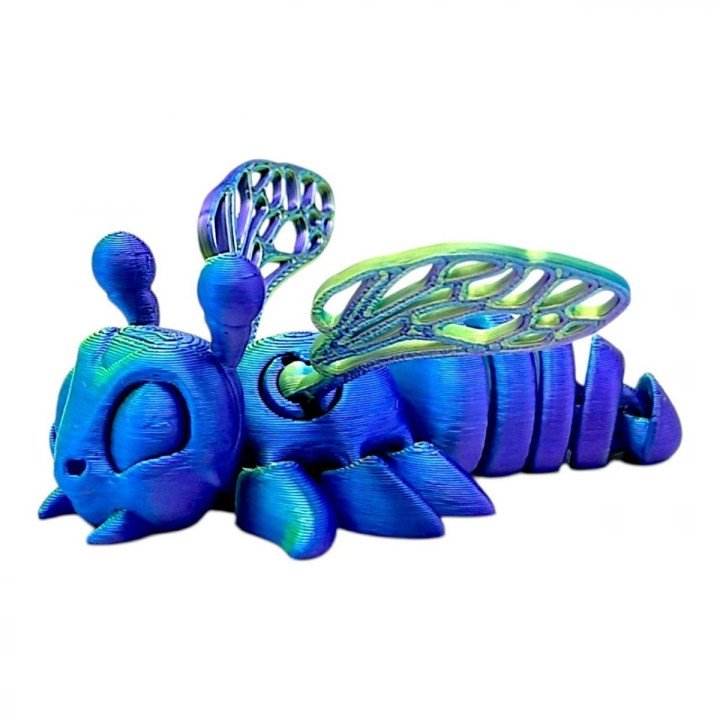 Друкована 3D фігурка бджола, у боксі (ЗЕЛЕНИЙ), 3D друк