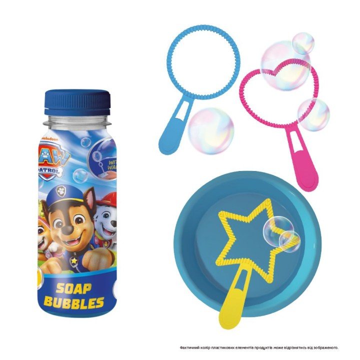 МІНІ НАБІР МИЛЬНИХ БУЛЬБАШОК «PAW PATROL». Об’єм 150 мл (мікс)