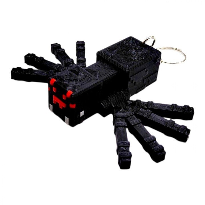 3D Брелоки MINECRAFT / МАЙНКРАФТ SPIDER / ПАВУК KEYCHAIN, 3D друк