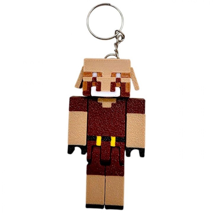 3D Брелоки MINECRAFT / МАЙНКРАФТ PIGLIN / ПІГЛІН KEYCHAIN, 3D друк