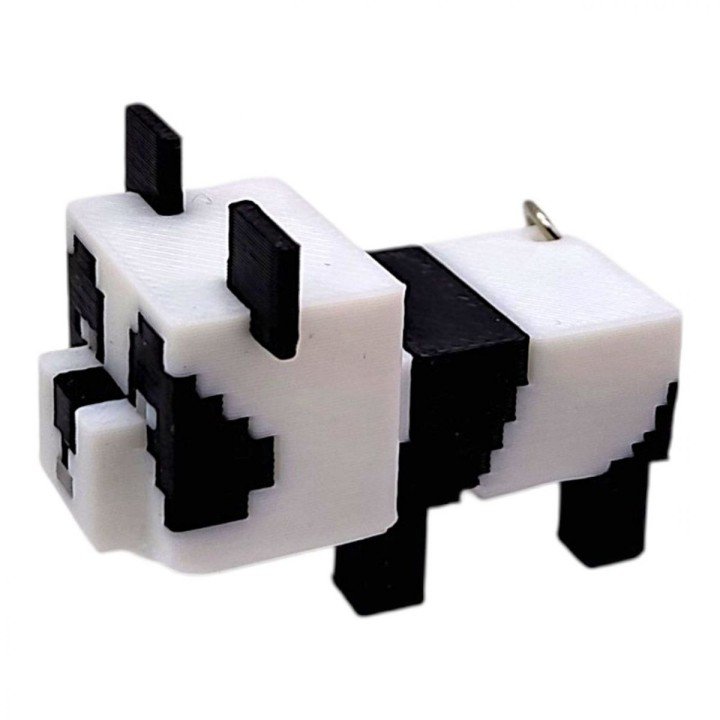 3D Брелоки "MINECRAFT PANDA / Майнкрафт ПАНДОЧКА", Keychain, 3D друк