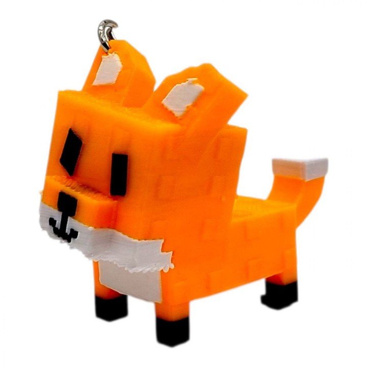 3D Брелоки ROBLOX FOX / ЛИСИЦЯ GAG KEYCHAIN, 3D друк