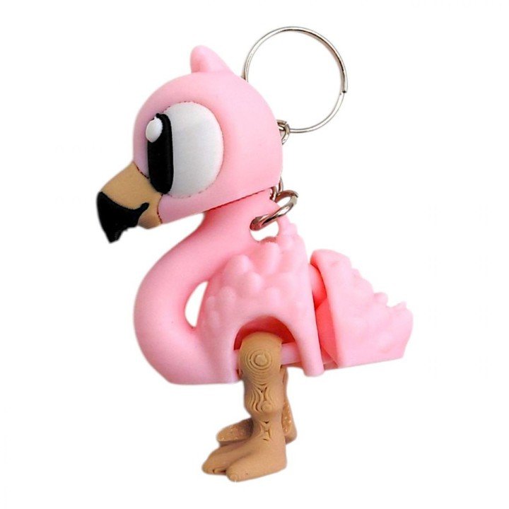 3D Брелоки "CUTE FLAMINGO / Миле ФЛАМІНГО", Keychain, 3D друк