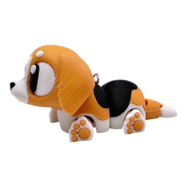 3D Брелоки "CUTE BEAGLE / Милий БІГЛЬ", Keychain, 3D друк