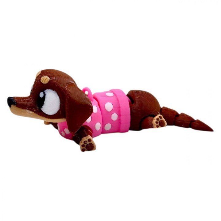 3D Брелоки CUTE DACHSHUND / ТАКСА KEYCHAINN, 3D друк