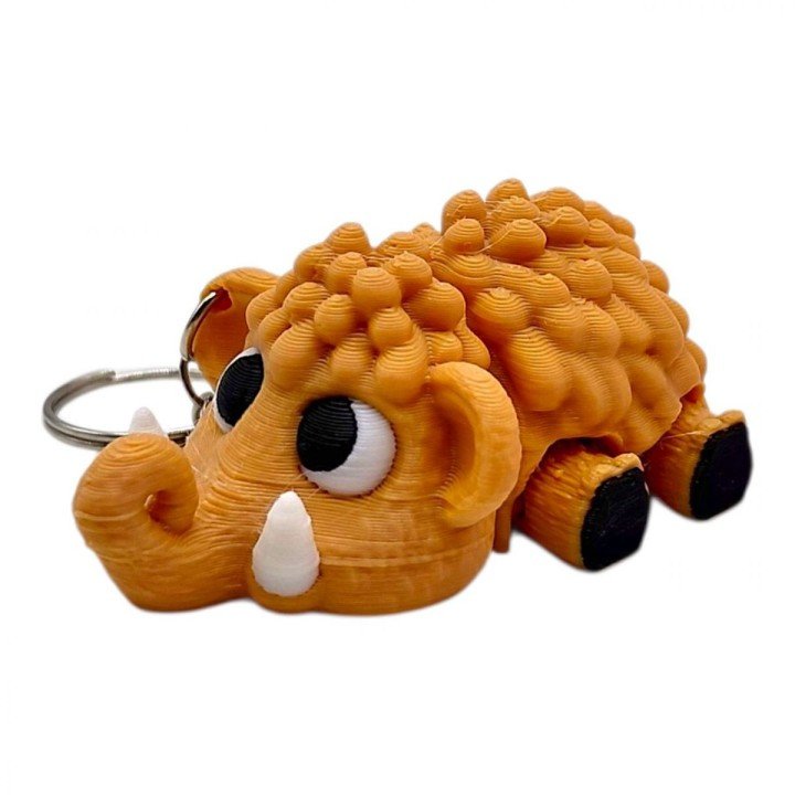 3D Брелоки "CUTE MAMMOTH / Милий МАМОНТ", Keychain, 3D друк