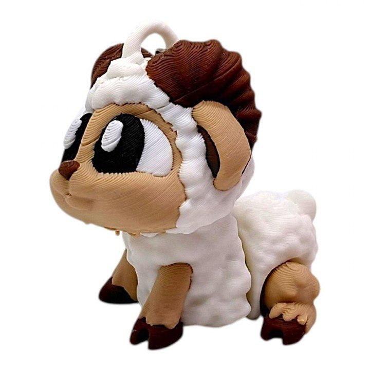 3D Брелоки "CUTE SHEEP / Мила ВІВЦЯ", Keychain, 3D друк