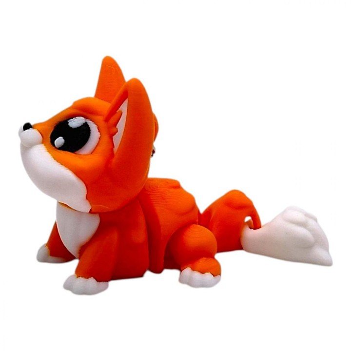 3D Брелоки "CUTE FOX / Мила ЛИСИЧКА", Keychain, 3D друк