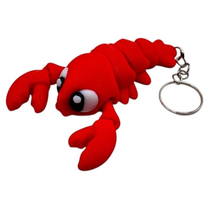 3D Брелоки CUTE LOBSTER / ЛОБСТЕР KEYCHAIN, 3D друк