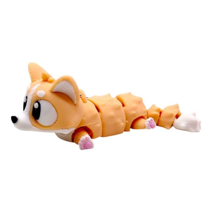 3D Брелоки "CUTE CORGI / Милий КОРГІ", Keychain, 3D друк