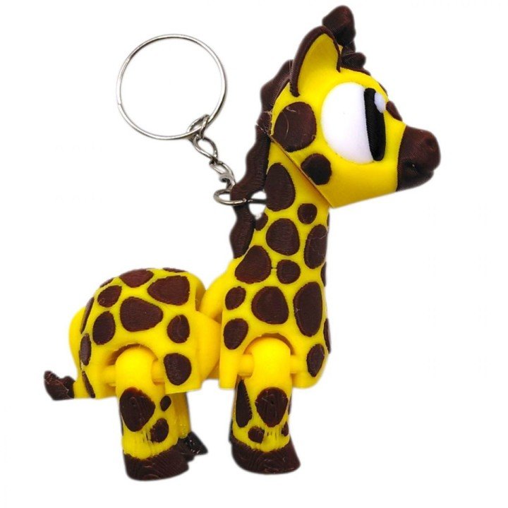 3D Брелоки "CUTE GIRAFFE / Мила ЖИРАФА", Keychain, 3D друк