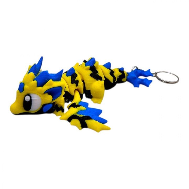 3D Брелоки CUTE WILD VOLTAGE MINI DRAGON / ДРАКОН "ДИКИЙ ВОЛЬТАГ" KEYCHAIN, 3D друк