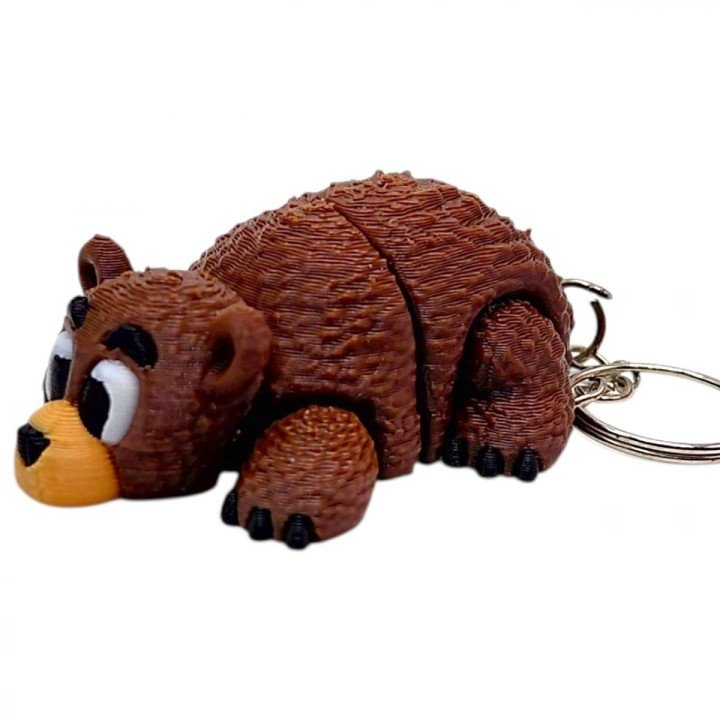 3D Брелоки "CUTE BEAR / Милий ВЕДМЕДИК", Keychain, 3D друк