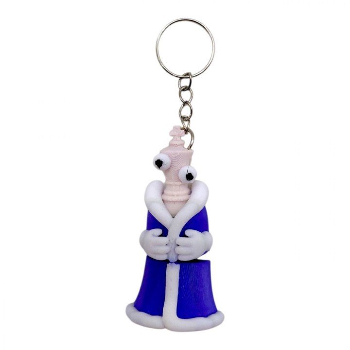 3D Брелоки FLEXI KINGER The Amazing Digital Circus / КІНГЕР ЦИФРОВИЙ ЦИРК KEYCHAIN, 3D друк