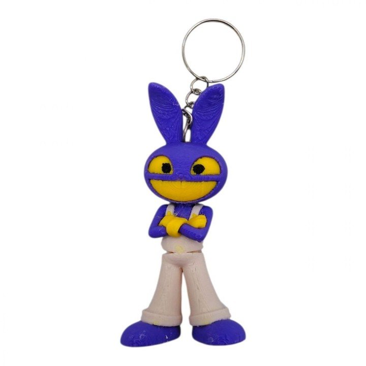 3D Брелоки FLEXI JAX (The Amazing Digital Circus) / ДЖАКС ЦИФРОВИЙ ЦИРК KEYCHAIN, 3D друк