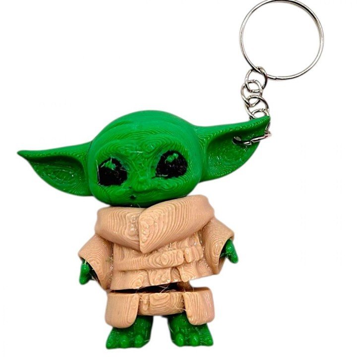 3D Брелоки "HERO BABY YODA Star Wars / ЙОДА МАЛЕНЬКИЙ Зоряні війни", Keychain, 3D друк