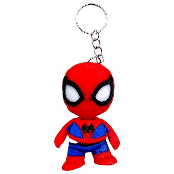 3D Брелоки "SPIDER MAN Marvel / ЛЮДИНА-ПАВУК Марвел "ГОЛОВАСТИК", Keychain, 3D друк