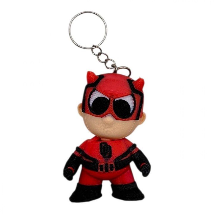 3D Брелоки HERO DAREDEVIL MARvel/ СМІЛИВЕЦЬ Марвел KEYCHAIN, 3D друк