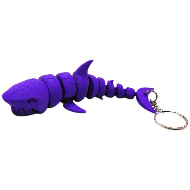 3D Брелоки "FLEXI SHARK / АКУЛА", Keychain, 3D друк