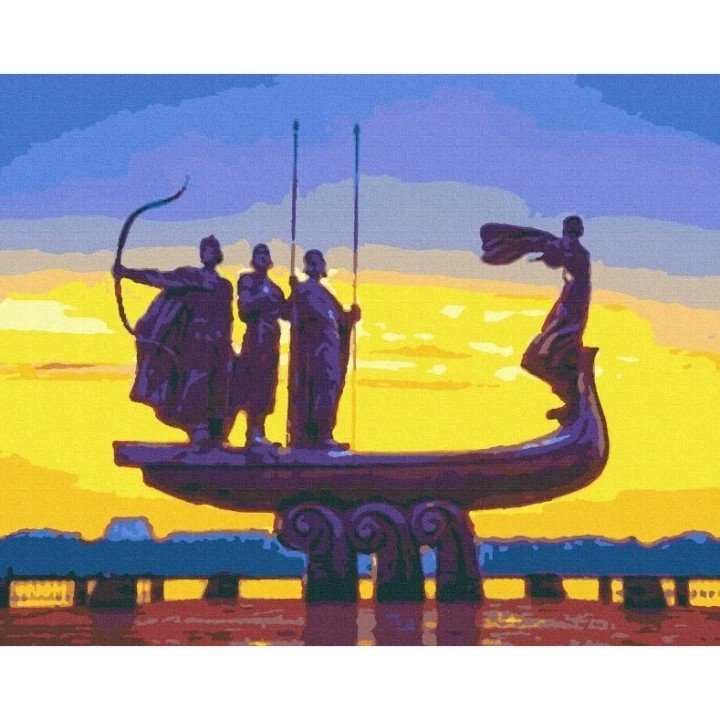 Картина по номерам "КОЛЬОРИ ПЕРЕМОГИ" 40*50 см