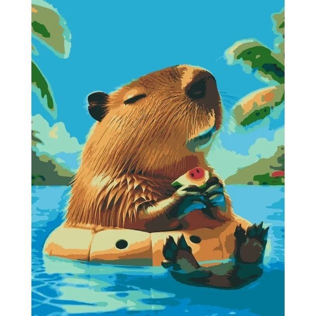 КАРТИНА ПО НОМЕРАМ "Море" 40*50 см