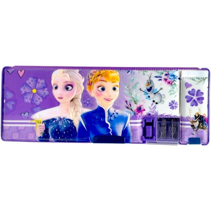 Пенал 3D "Крижане серце / FROZEN" фіолетовий