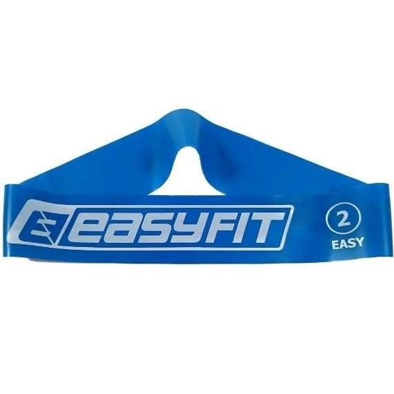 Гумове кільце Easyfit #2, синій (для занять фітнесом, йогою, пілатесом і кросфітом)