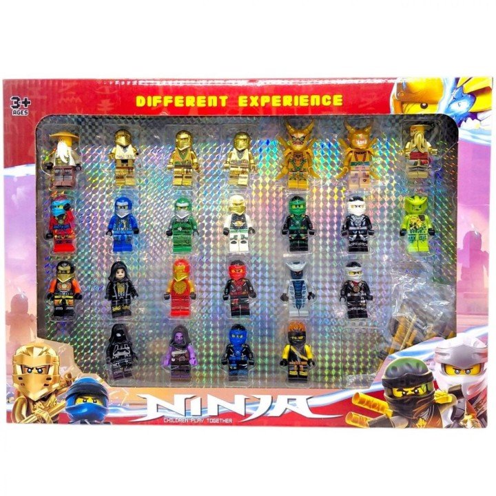 Фігурки "Ніндзяго / Ninjago", 24 шт (розмір фігурки приблизно 4 см)