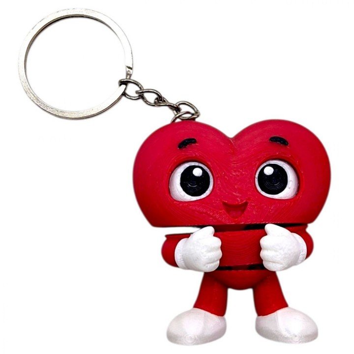 Брелок 3d друк "СЕРДЦЕ РУХОМЕ", KEYCHAIN