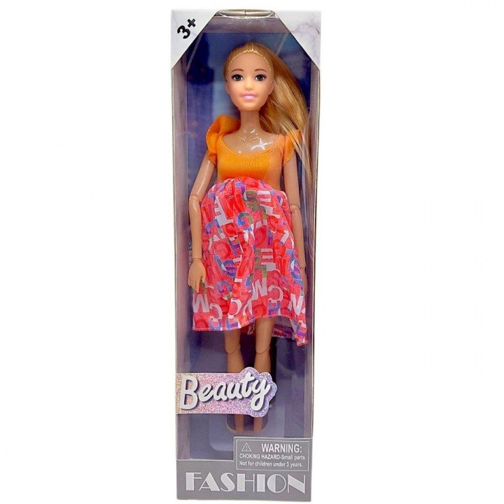 Лялька вагітна "Fashion: Beauty" 29 см (ПОМАРАНЧЕВА)