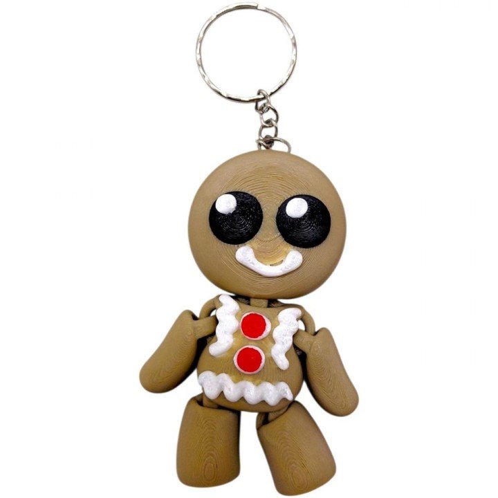 Брелок 3d друк "ЧОЛОВІЧОК-ПЕЧИВО" (ВИД 1) , KEYCHAIN