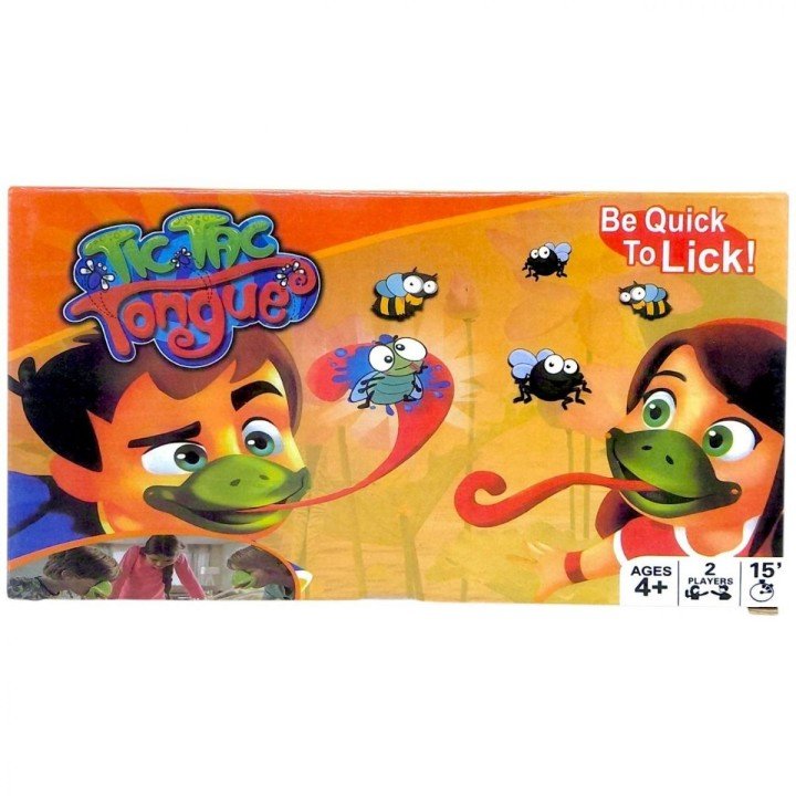 Настільна гра Tic Tac Tongue, (висувні язички, карти із завданнями)