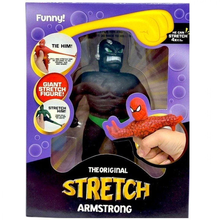 Іграшка-тягучка "Stretch Armstrong: Герої Marvel, Марвел - ПРИБУЛЕЦЬ" (ЧОРНИЙ)