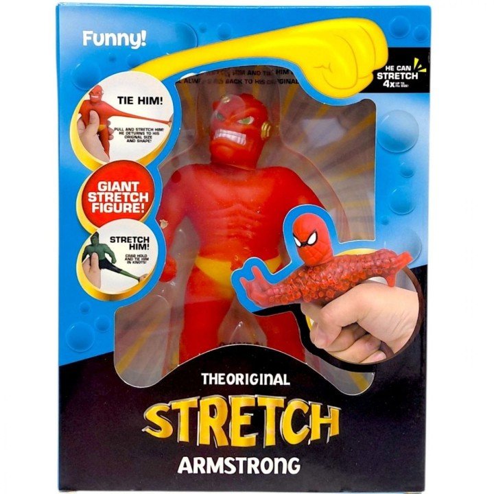 Іграшка-тягучка "Stretch Armstrong: Герої Marvel, Марвел" ПРИБУЛЕЦЬ (ЧЕРВОНИЙ)