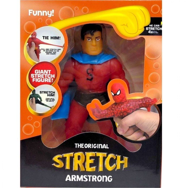 Іграшка-тягучка "Stretch Armstrong: Герої Marvel, Марвел" СУПЕРМЕН (ЧЕРВОНИЙ)